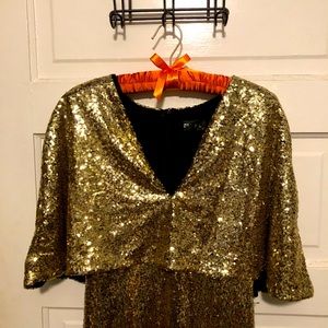 Gold Sequin Dress